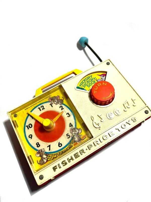 Jouet musical 1973 Fisher Price Hickory Dickory Dock