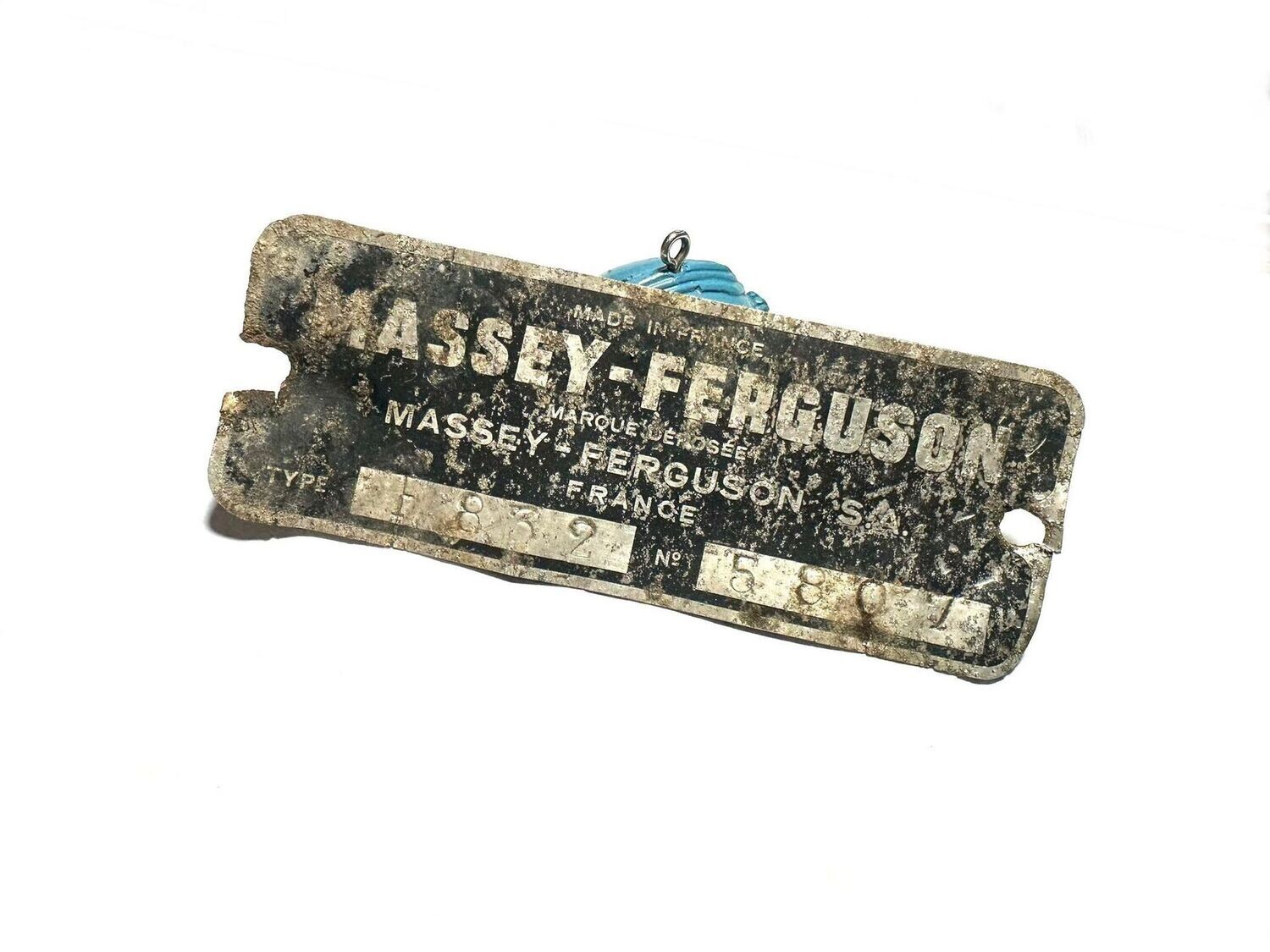 Ancienne petite plaque MASSEY-FERGUSON