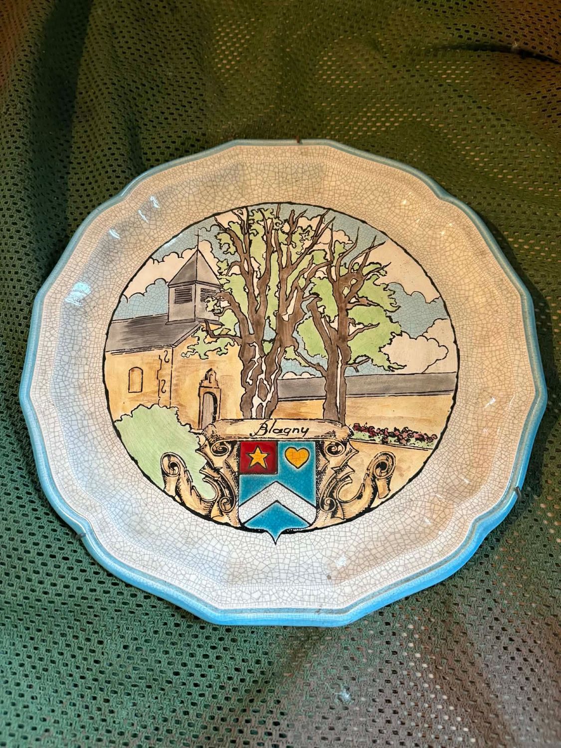 Assiette longwy Mr Roger PERIGNON