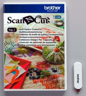 CAUSB1 - Collezione n. 1, disegni per trapunte - Brother ScanNcut CAUSB1 - Collezione n. 1, disegni per trapunte - Brother ScanNcut