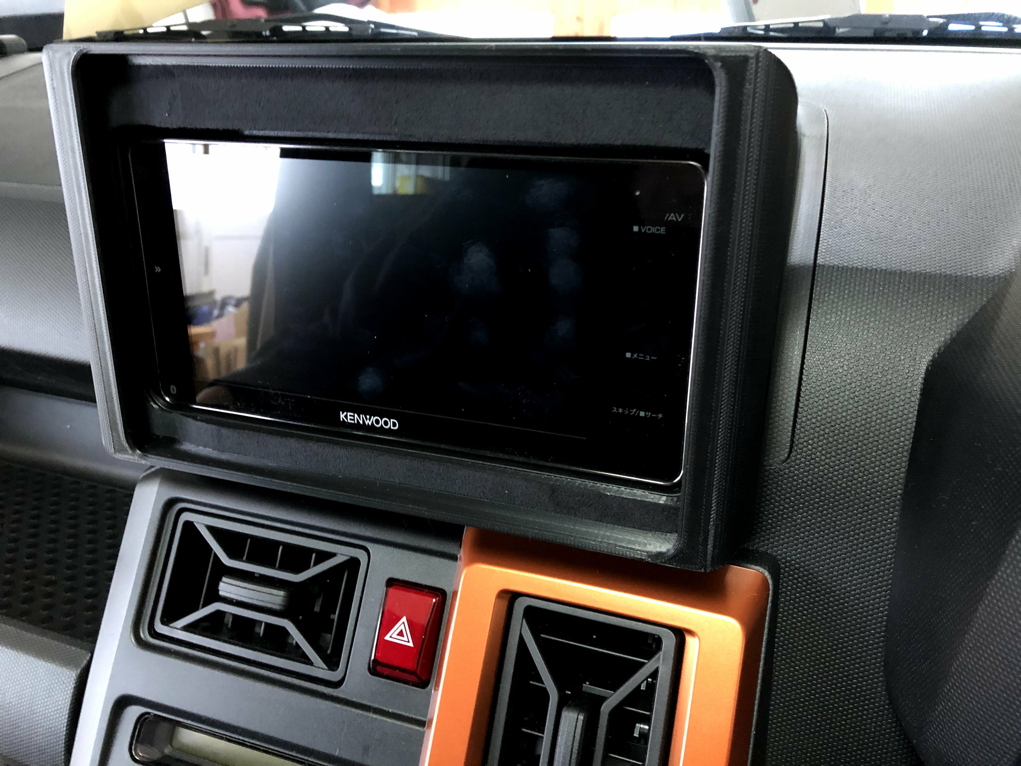 ワンオフオリジナル！JA11用 iPadマウント センターパネル