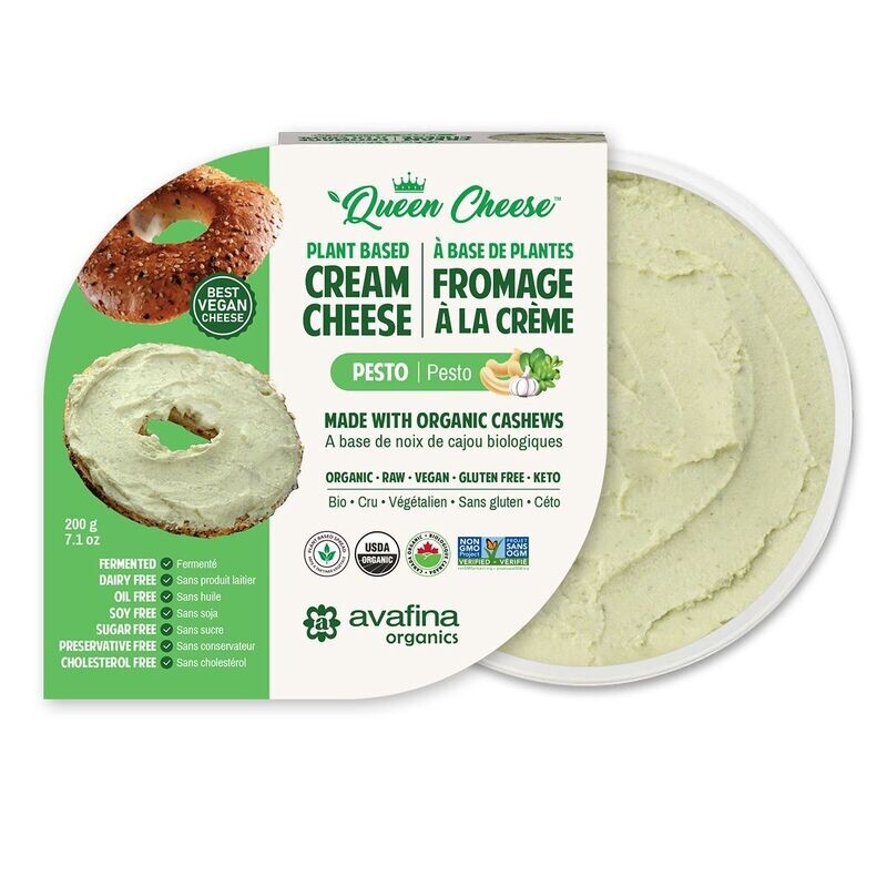 Queen Cheese, Pesto Cream Cheese (Case of 6)
