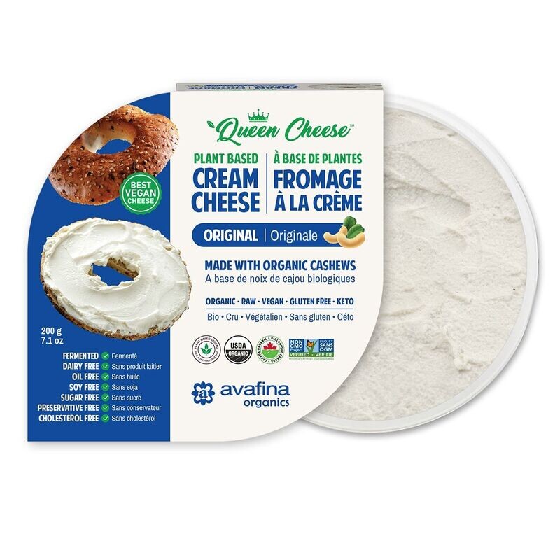 Queen Cheese, Vegan Cream Cheese (Case of 6)