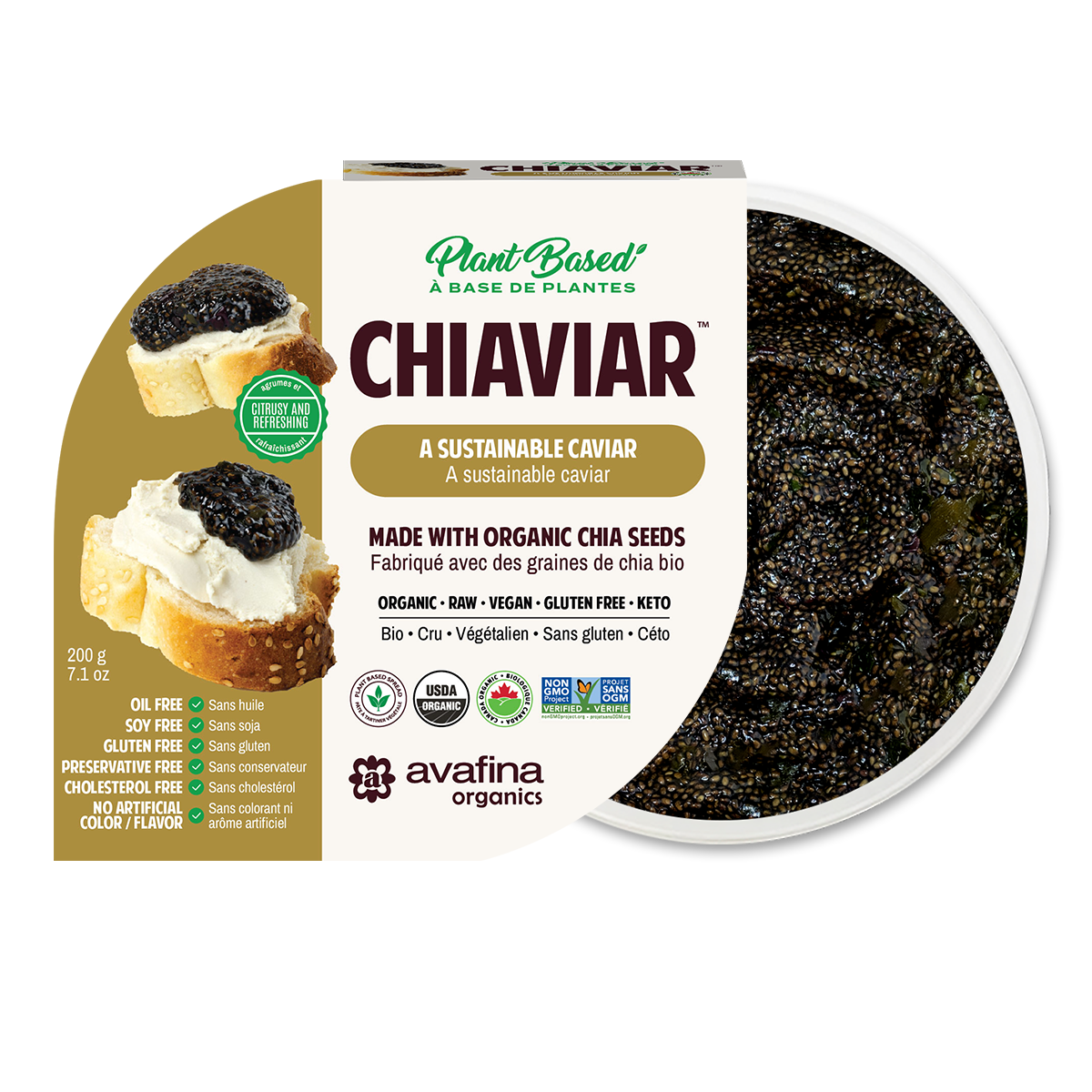 Chiaviar | Chia + Seaweed Spread (Case of 6)