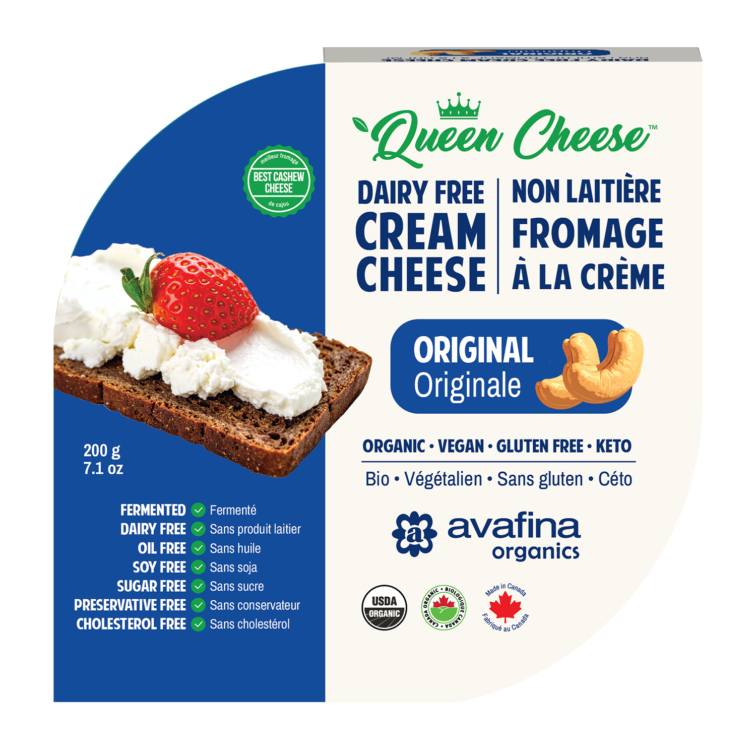 Queen Cheese™ | Cashew Based Cream Cheese (Case of 8)