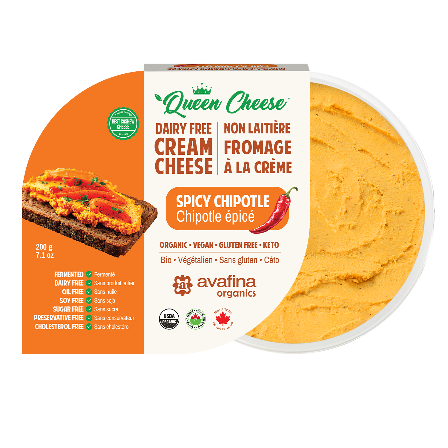 Queen Cheese™ | Spicy Chipotle Cream Cheese (Case of 6) Queen Cheese™ | Spicy Chipotle Cream Cheese (Case of 6)