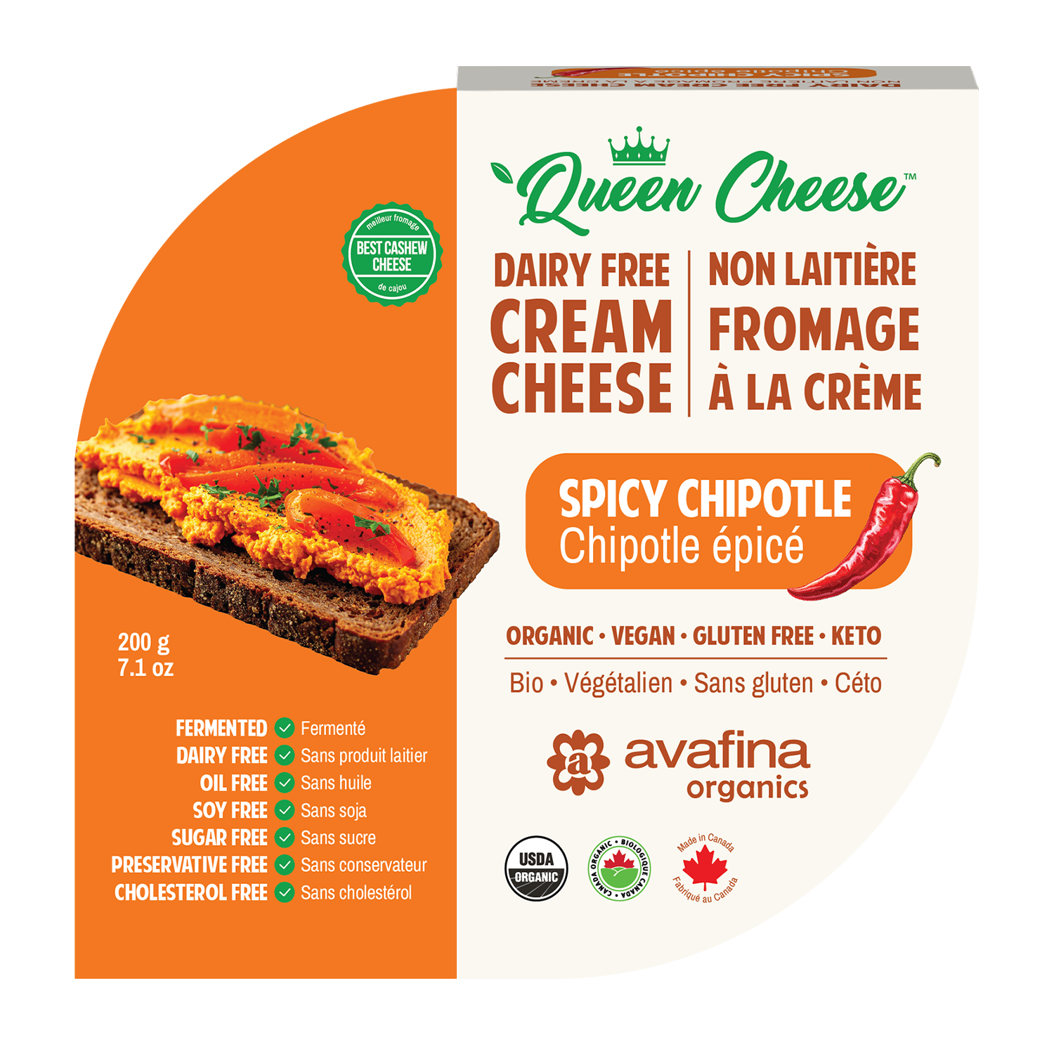 Queen Cheese™ | Spicy Chipotle Cream Cheese (Case of 8)