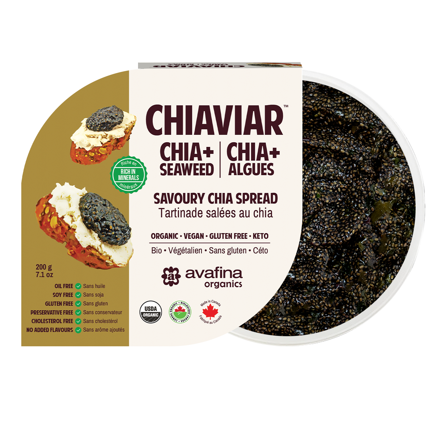 Chiaviar™ | Chia + Seaweed Spread (Case of 6) Chiaviar™ | Chia + Seaweed Spread (Case of 6)