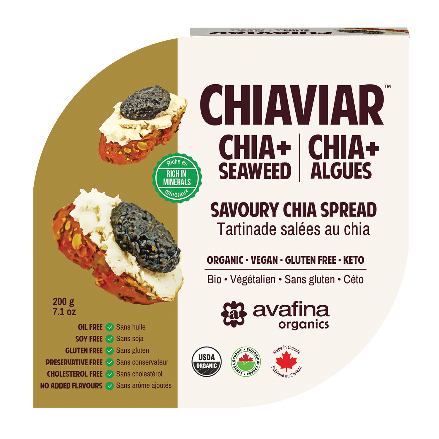 Chiaviar™ | Chia + Seaweed Spread (Case of 8)