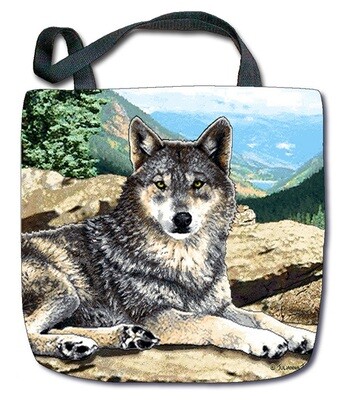 Wolf Tapestry Tote Bag