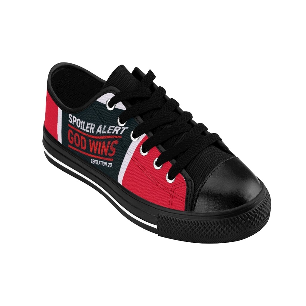 The Devil is Defeated Men’s Sneakers