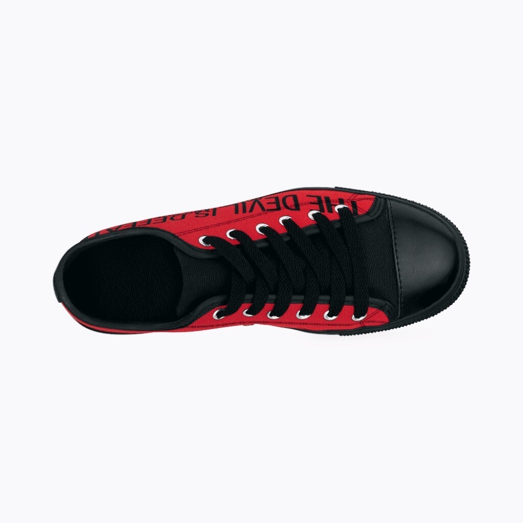 The Devil is Defeated Women’s Sneakers