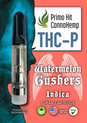Primo Hit Watermelon Gushers THC-P Vape Cartridges (Indica)