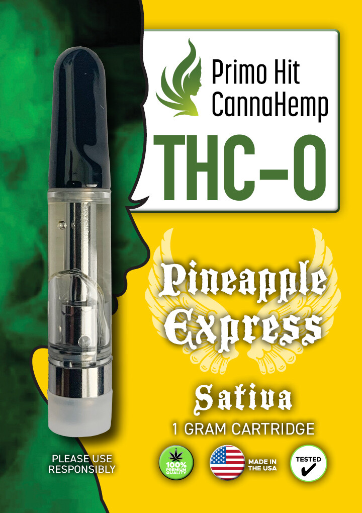 Primo Hit Pineapple Express THC-O Vape Cartridges (Sativa)