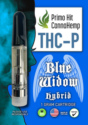 Primo Hit Blue Widow THC-P Vape Cartridges (Hybrid)