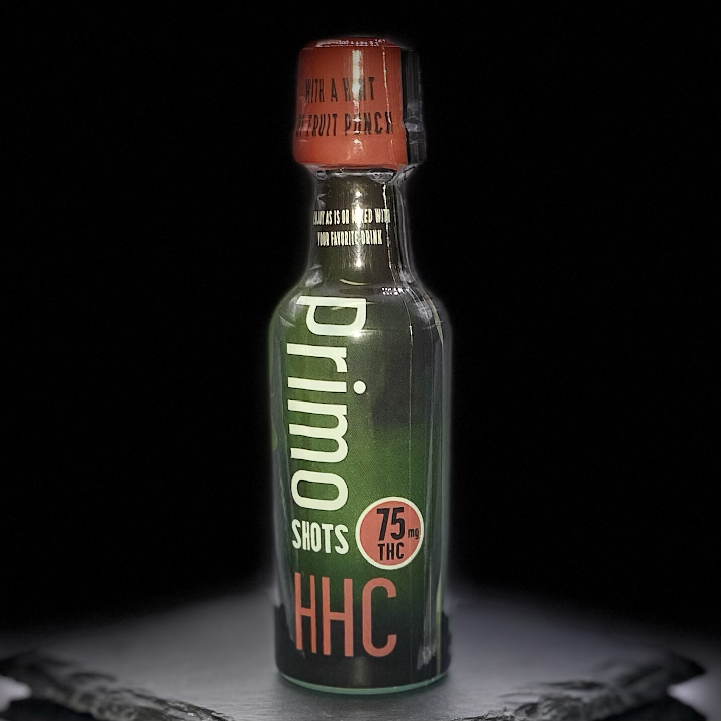 HHC Primo Shot, 75mg with a hint of Fruit Punch (Hemp Derivative THC Infused 50ml Shots)
