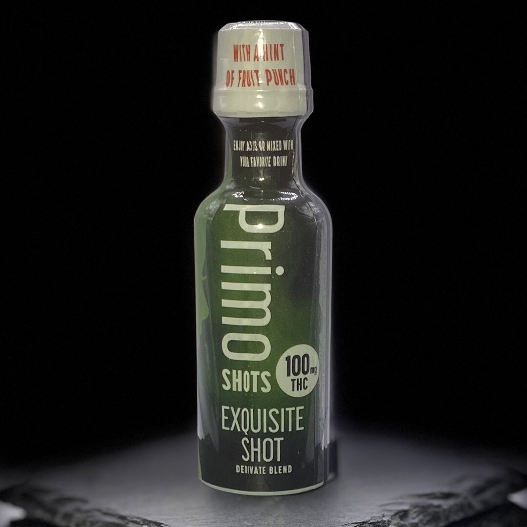 100mg Exquisite Shot with a hint of Fruit Punch! (Hemp Derivative THC Infused 50ml Shots)