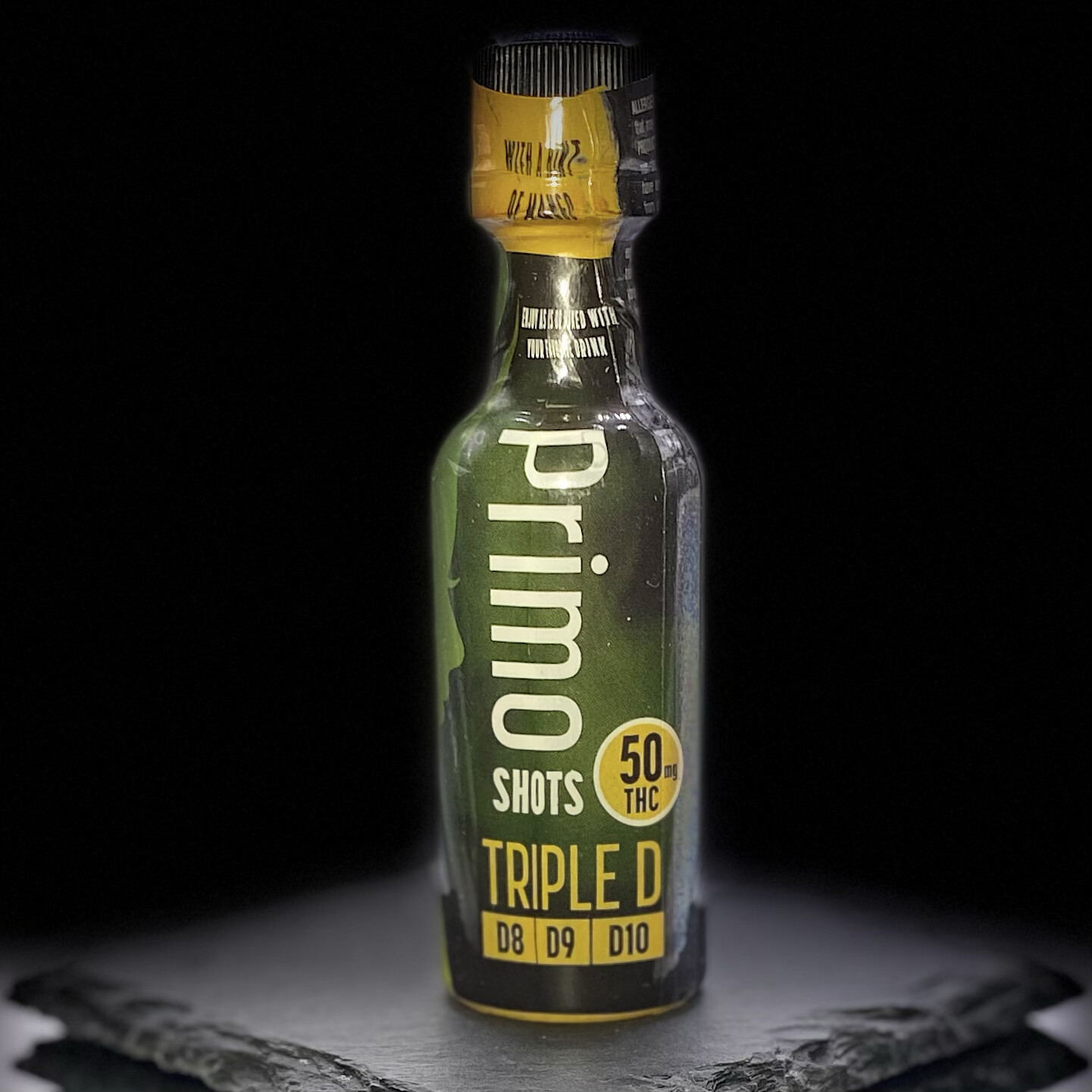 Triple-D Primo Shot, 50mg with a hint of Mango (Hemp Derivative THC Infused 50ml Shots).