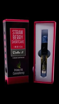 Primo Hit Strawberry Shortcake Vape Cartridges (Indica)