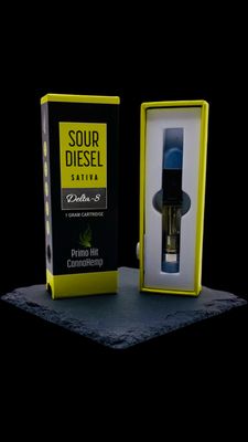 Primo Hit Sour Diesel Vape Cartridges (Sativa)