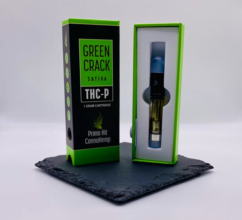 Primo Hit Green Crack Vape Cartridges (Sativa)