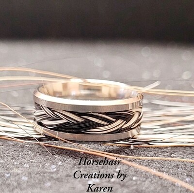 Affordable stainless steel channel ring