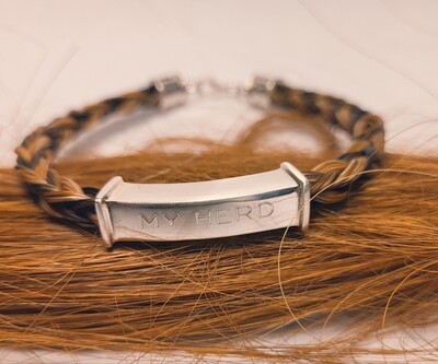 Square name plate Bracelet