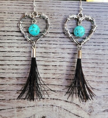 Barbwire earrings