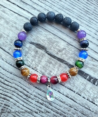 Chakra bracelet essential healing oil diffuser