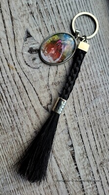 Square keyring or clip