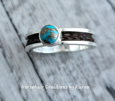 Turquoise  sterling silver ring