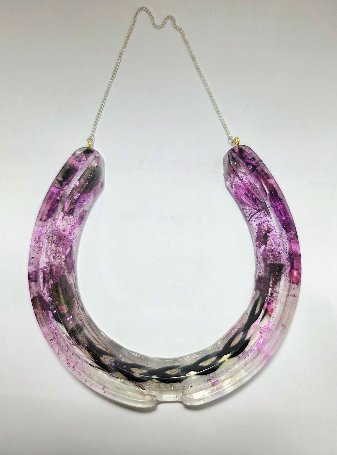 Resin horseshoe