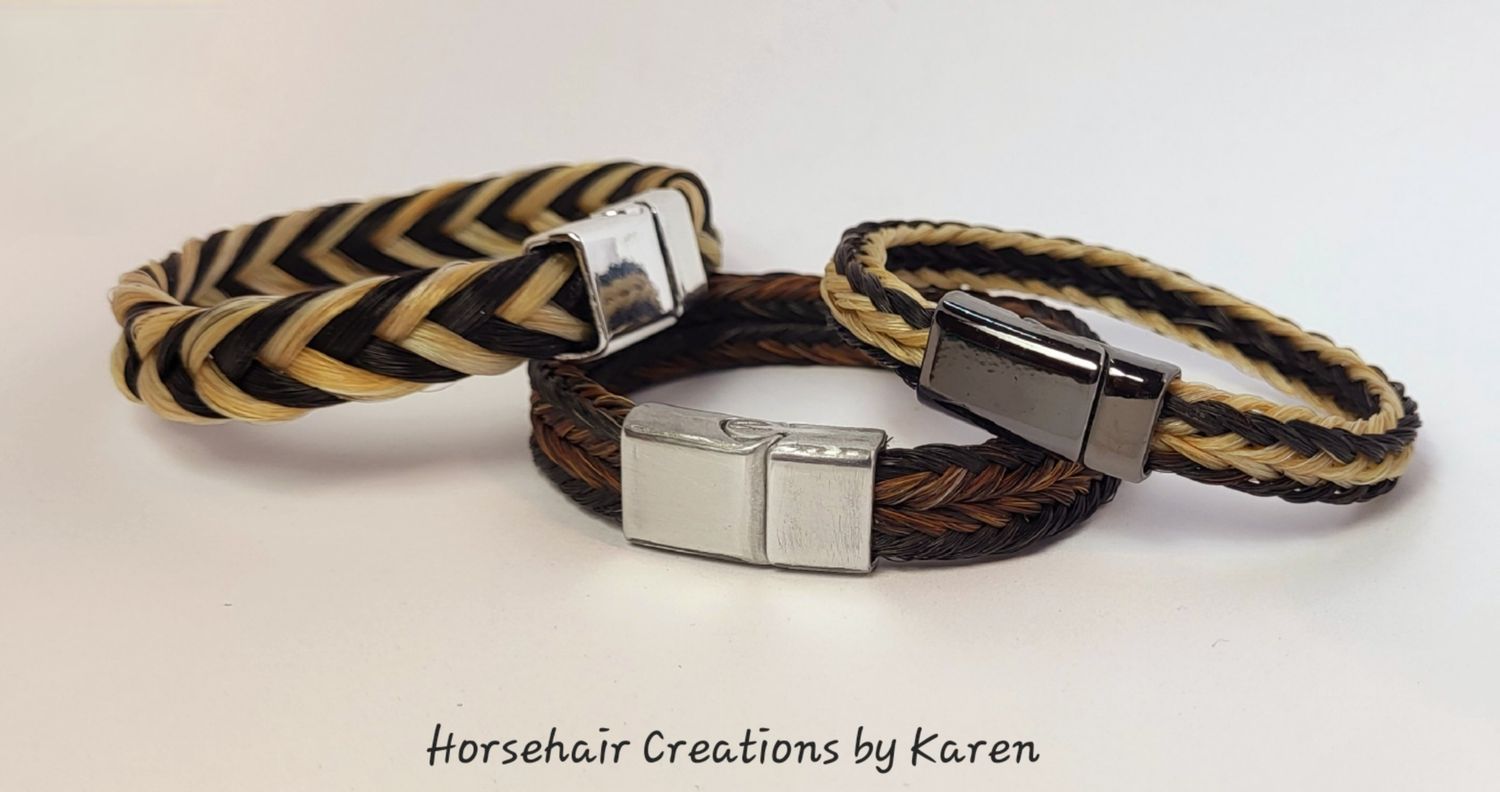 Square Magnet Double Bracelet