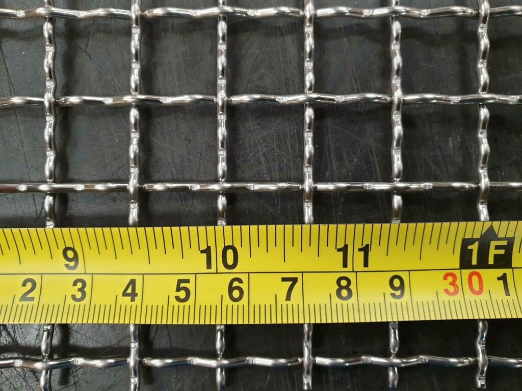 Stainless woven 1.5 mesh: 15.0mm aperture