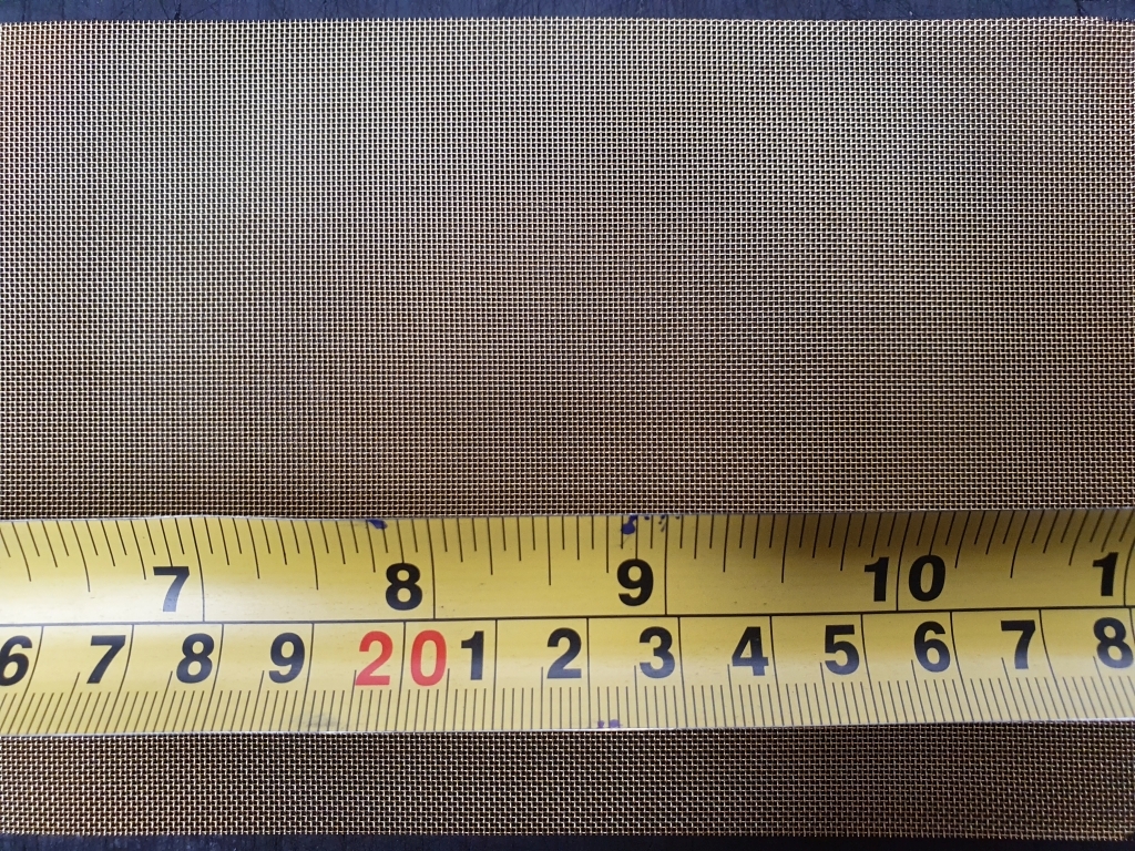 Brass woven 40 mesh: 0.411mm aperture BR40M34G