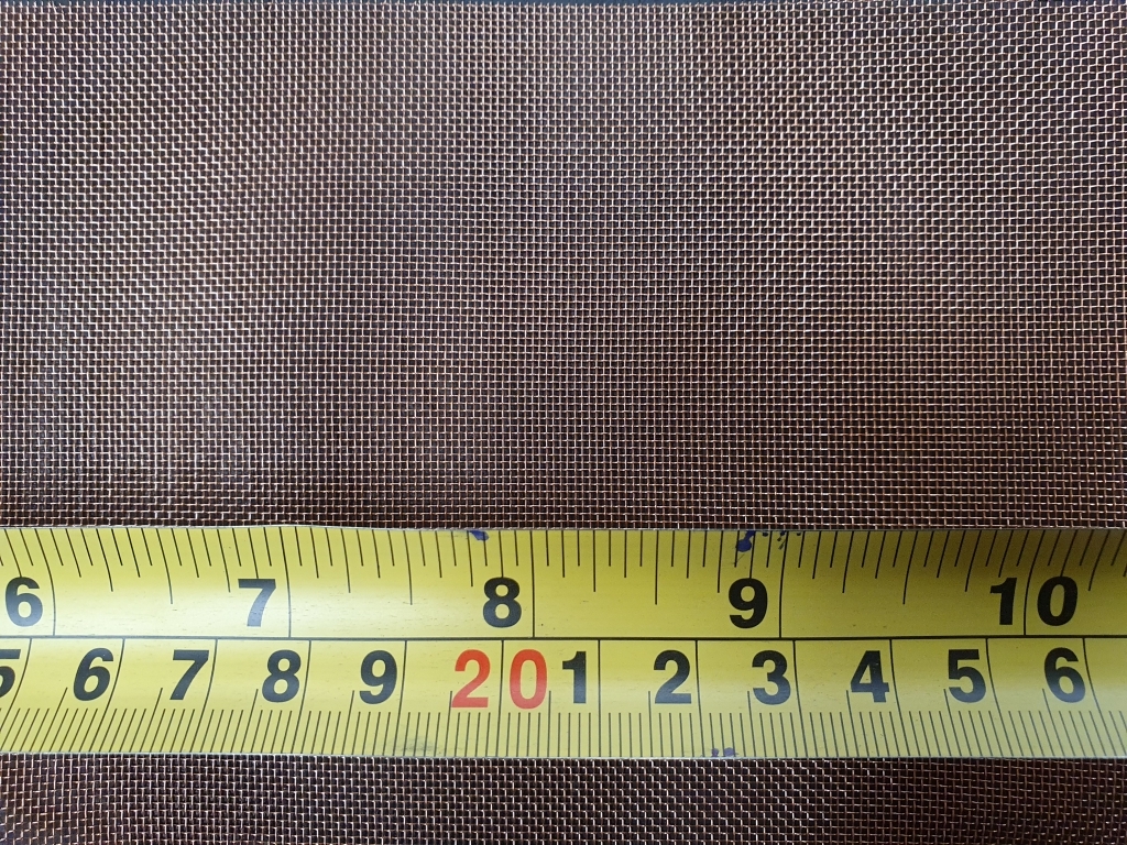 Copper woven 30 mesh: 0.637mm aperture CO30M35G