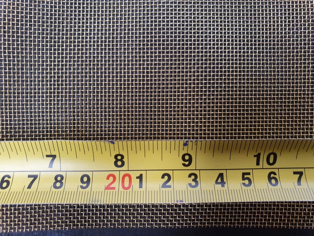Brass woven 16 mesh: 1.287mm aperture BR16M31G
