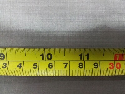 Stainless woven 165 mesh: 0.104mm aperture Stainless woven 165 mesh: 0.104mm aperture