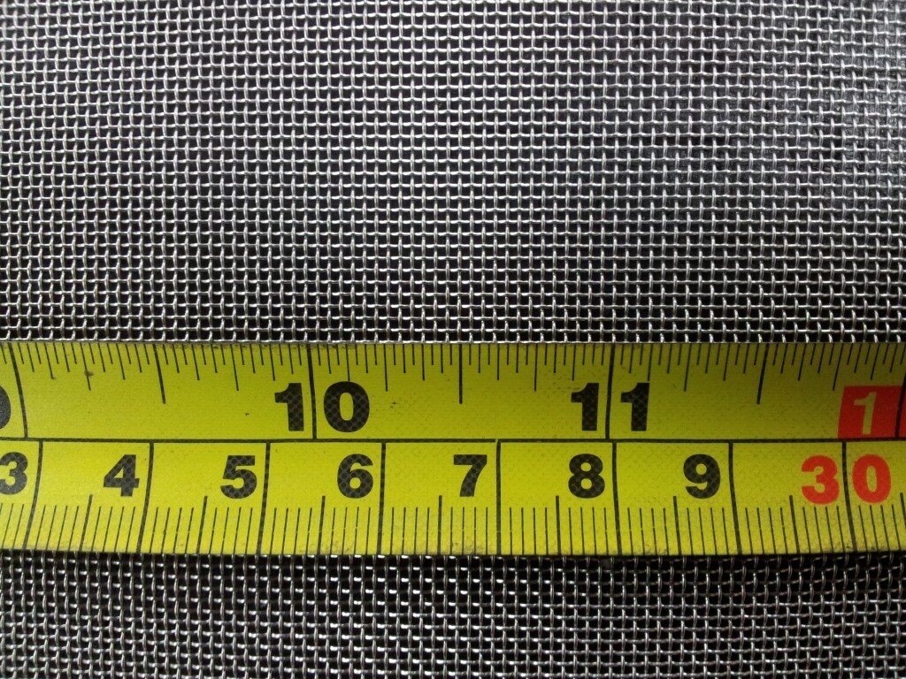 Stainless woven 24 mesh: 0.758mm aperture