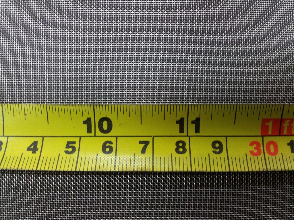 Stainless woven 40 mesh: 0.411mm aperture S40X0.224