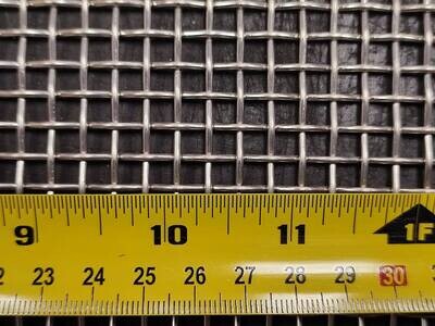 Stainless woven 4 mesh: 4.75mm aperture Stainless woven 4 mesh: 4.75mm aperture