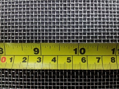 Stainless woven 10 mesh: 1.98 mm aperture