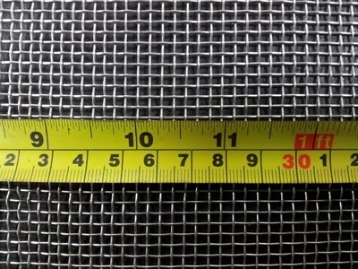 Stainless woven 7 mesh: 2.92mm aperture