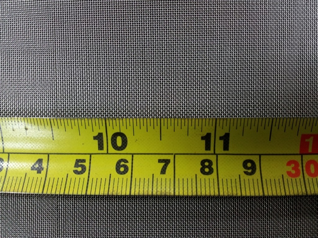 Stainless woven 50 mesh: 0.308mm aperture