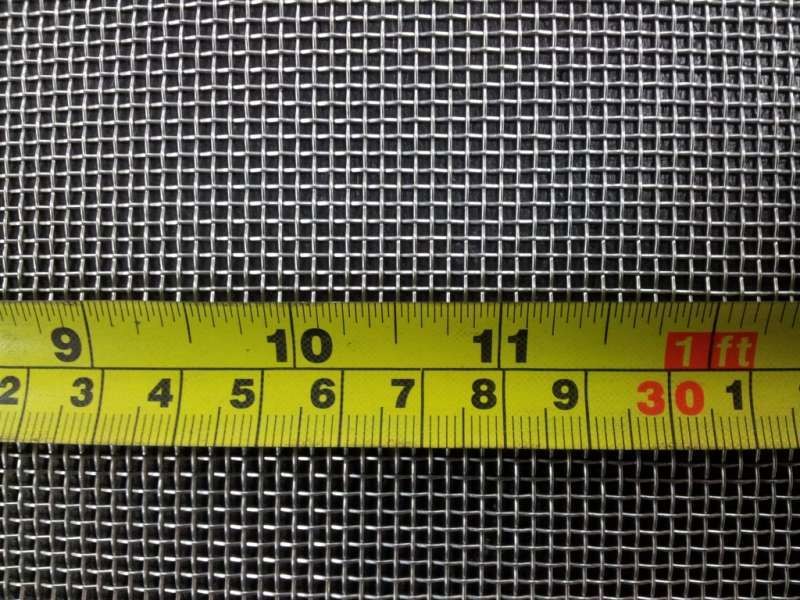 Rodent mesh 30m x 300mm stainless woven, Mesh count (holes/inch): 12, Width: 300mm (30cm)