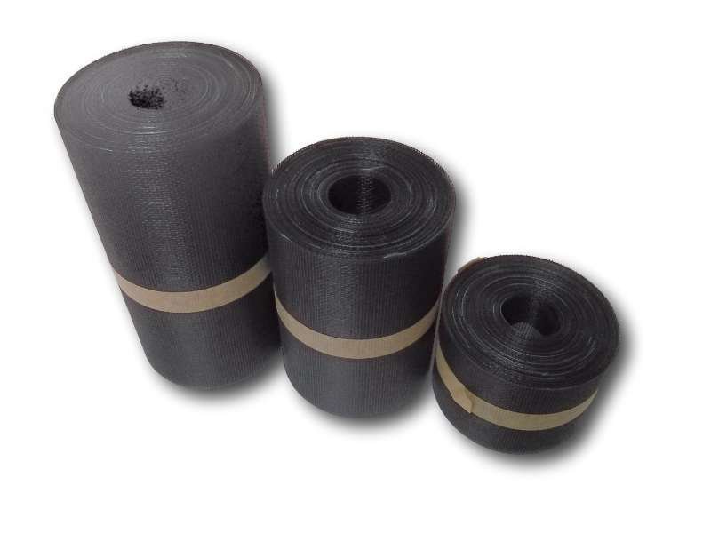 Soffit (insect) mesh - black PVC-coated fibreglass 30m roll Soffit (insect) mesh - black PVC-coated fibreglass 30m roll