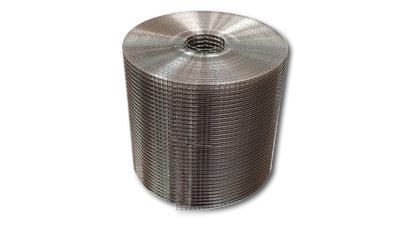 Stainless welded 4 mesh: 5.65mm aperture - 30m rolls 200mm wide