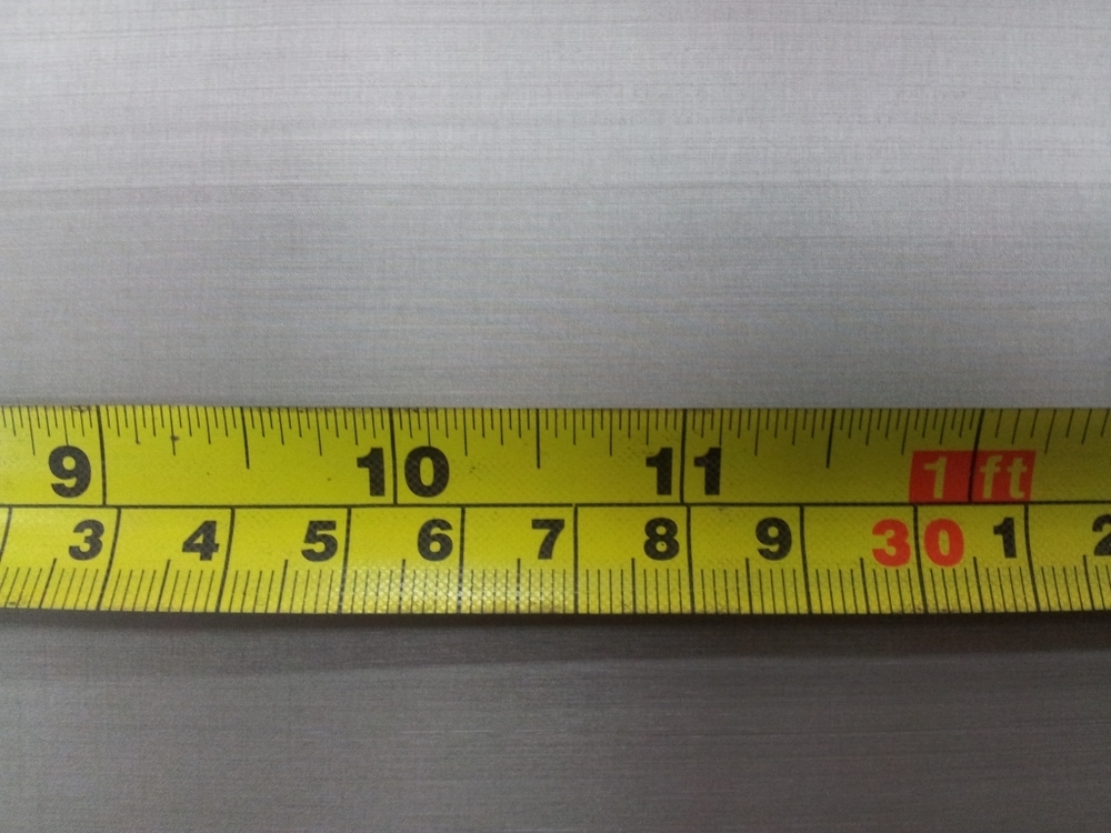 Stainless woven 500 mesh: 0.026mm aperture: 0.5m x 1.3m
