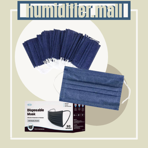 Denim Blue Mask 3 ply 50 pcs Ear Loop