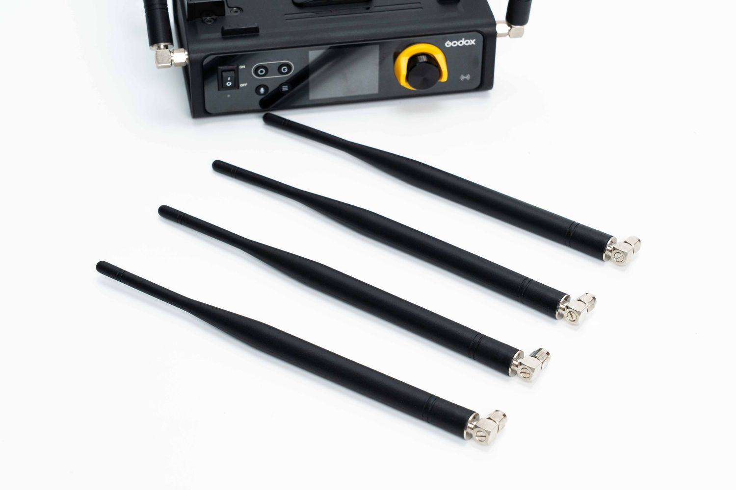 Godox SkyTalk H20S + HUB 1.9GHz Full-Duplex Wireless Intercom System with 20 Single-Ear Headsets